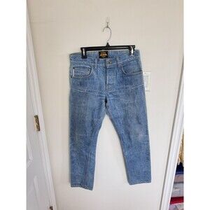 Brave Star Selvage A Cone Blue Jeans Mens 31x28 Light Wash Made in USA